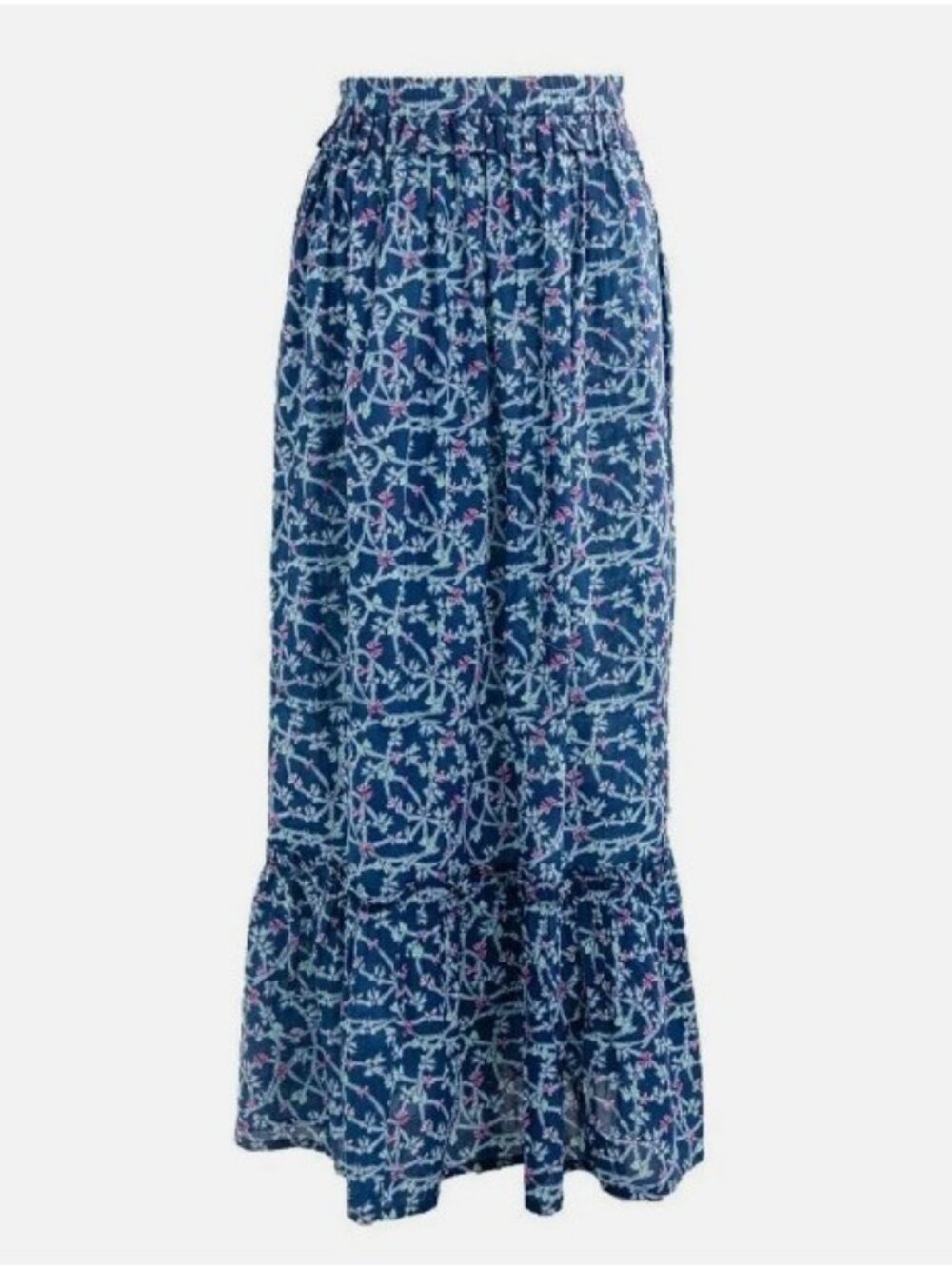 Simply Southern Ophelia Ribbon Womens L 2 Piece Maxi Skirt Jacket Set NWT Blue - Picture 5 of 13